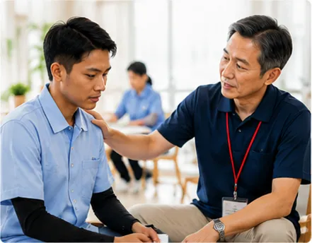 やる気の見えない外国人スタッフに困る日本人介護スタッフ